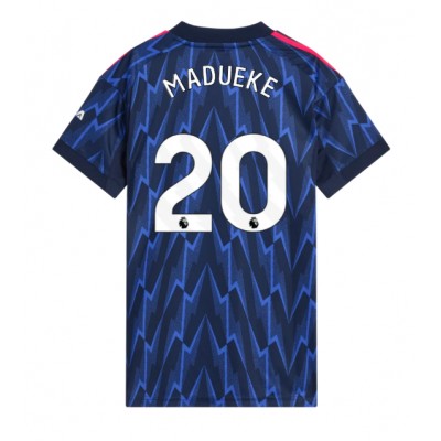 Fotballdrakt Dame Arsenal Noni Madueke #20 Bortedrakt 2025-26 Kortermet Fotballdrakt Dame Arsenal Noni Madueke #20 Bortedrakt 2025-26 Kortermet